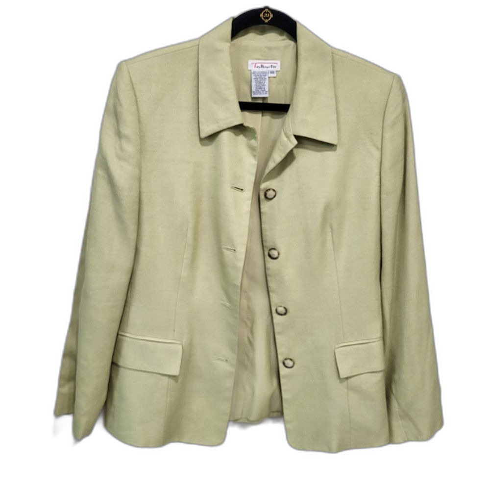 Talbots Linen Blend Blazer - 10